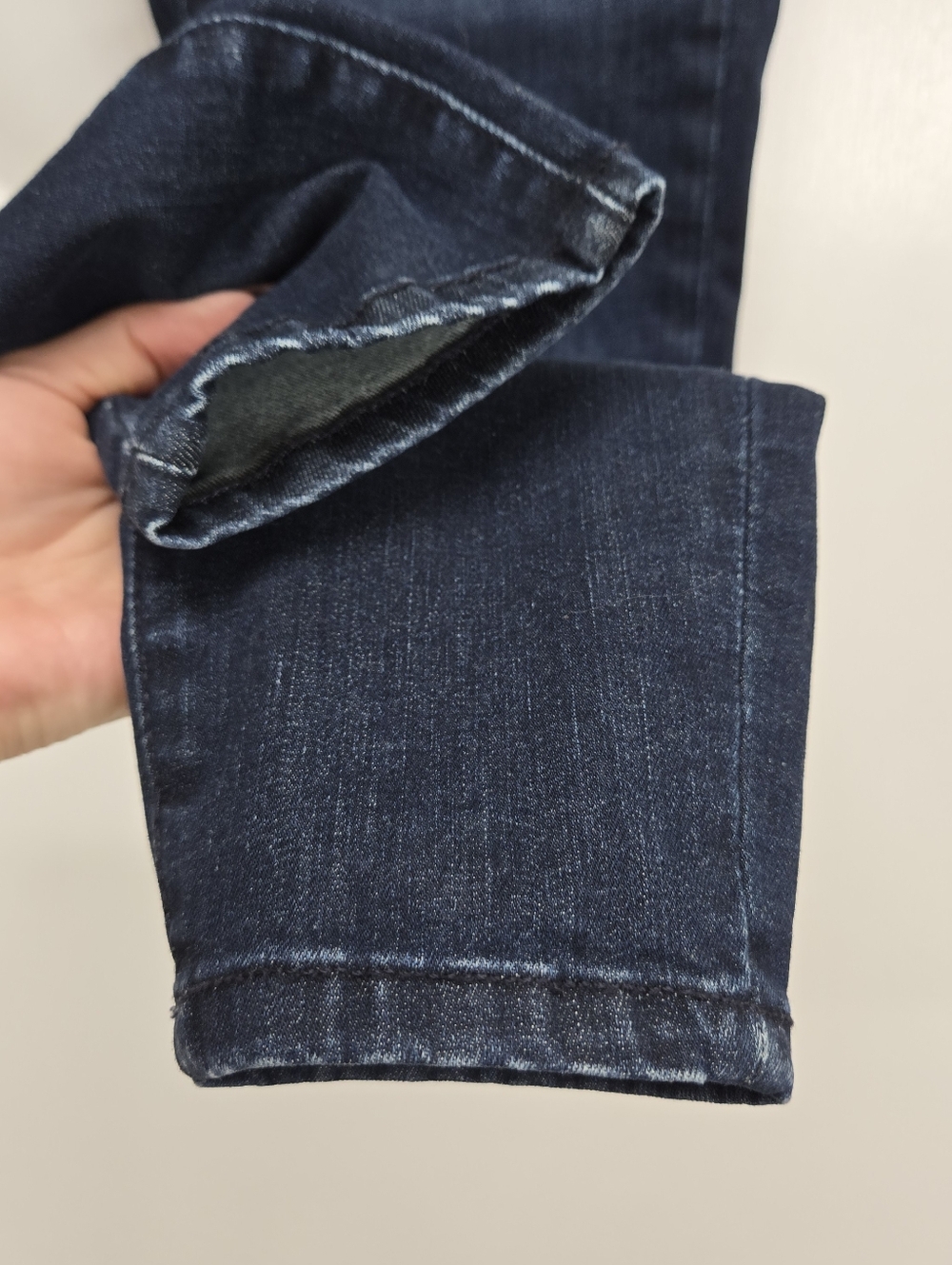 Banana Republic Skinny Jeans Womens 27P Blue Dark‎ Wash Denim Low Rise Zip Fly - Picture 9 of 14